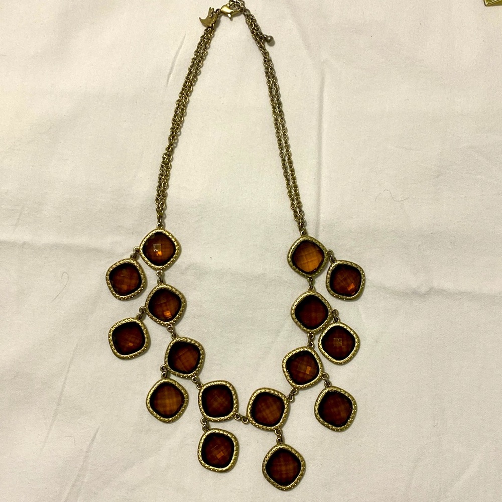 Fashion Necklace is Adjustable and has Lobster Clasp